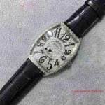 Replica Franck Muller Cintree Curvex Watch SS Diamond Dial Diamond Bezel